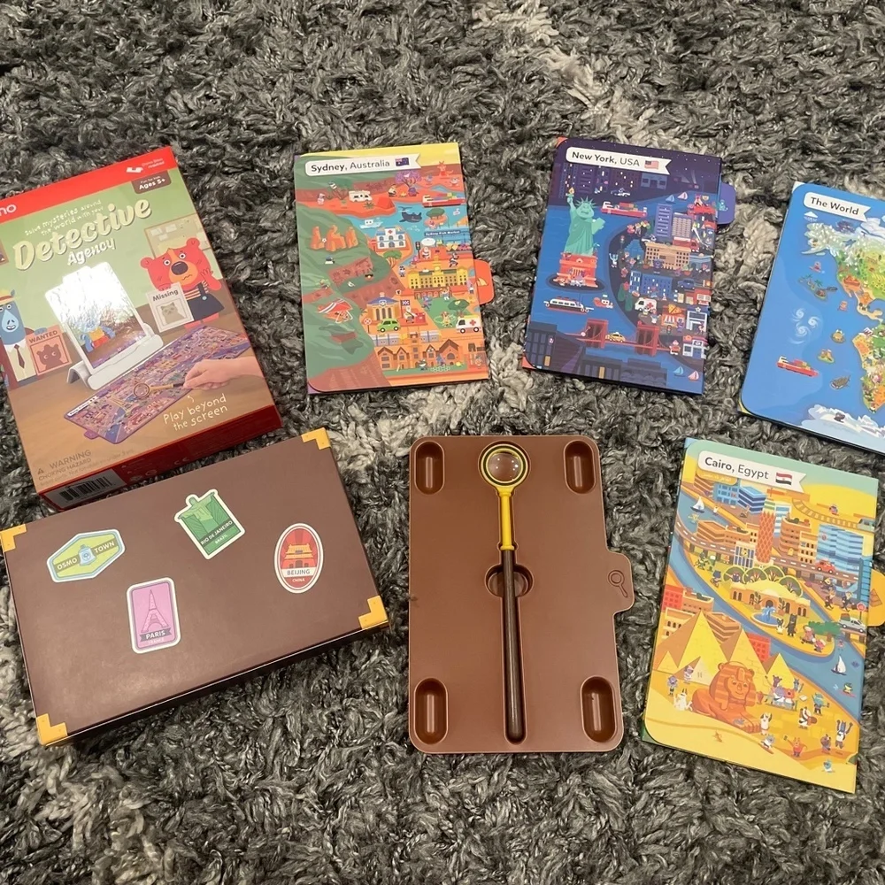 Osmo Detective Agency & Pizza Kit STEM Ages 5-12 Mysteries Educational